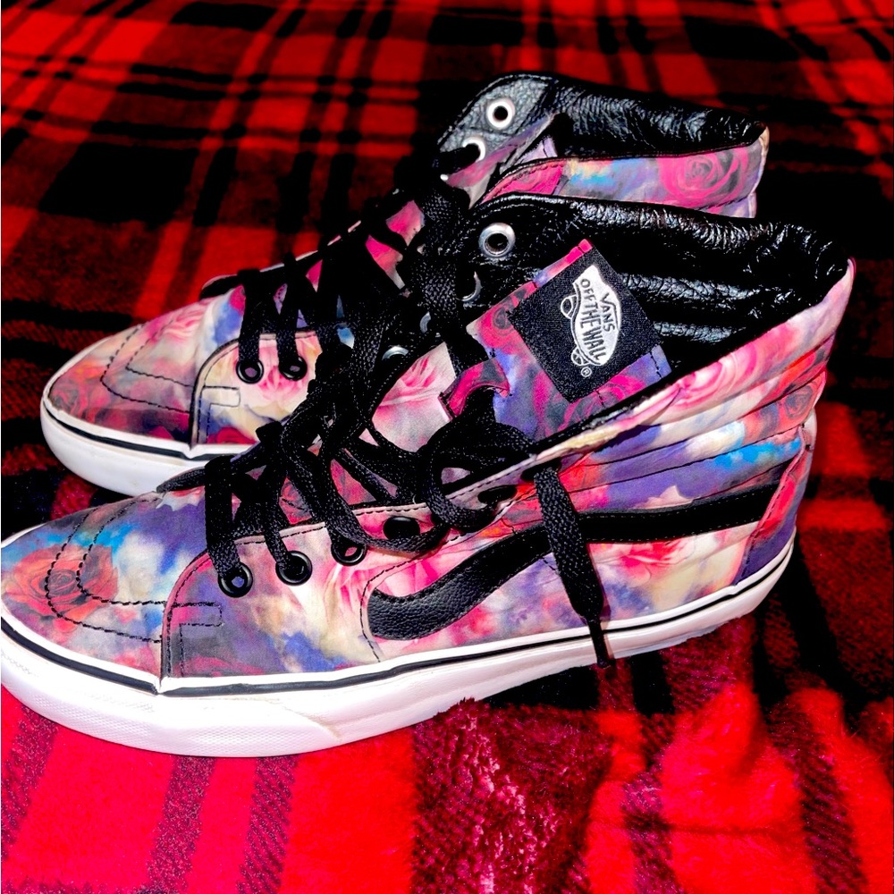 Multi Color Tie Dye Vans